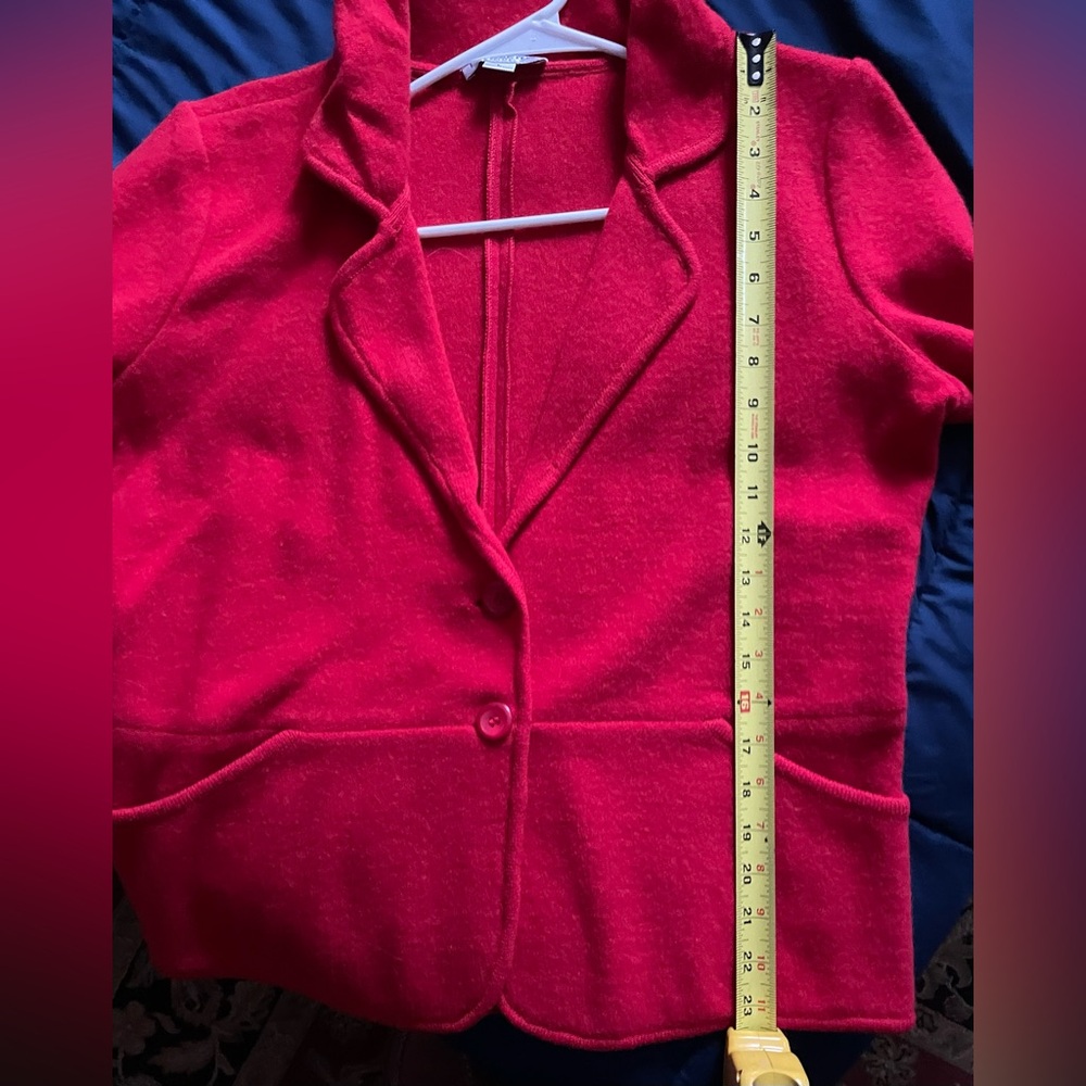 Pendleton Petite Red Wool Jacket - image 7